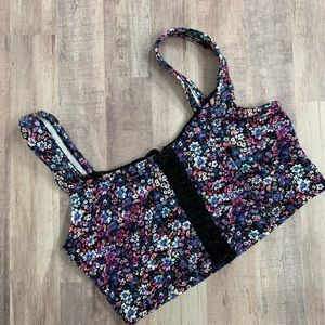 Mudd Floral Bustier Bralette